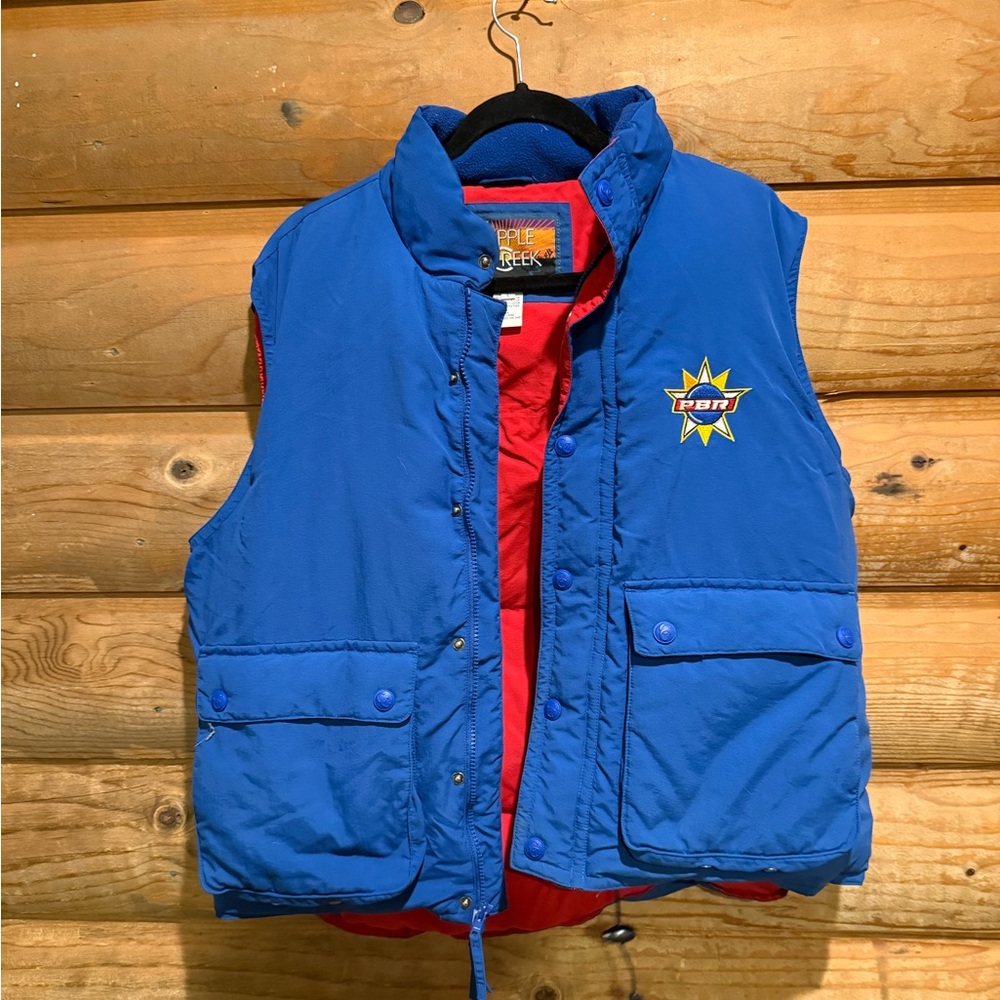 Vintage 80’s PBR puffer vest
